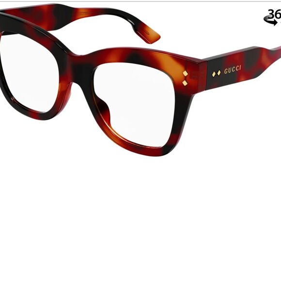 Gucci GG1082O Designer Frames Havana Color - No Lenses BUY NOW, PAY LATER - Picture 6 of 8